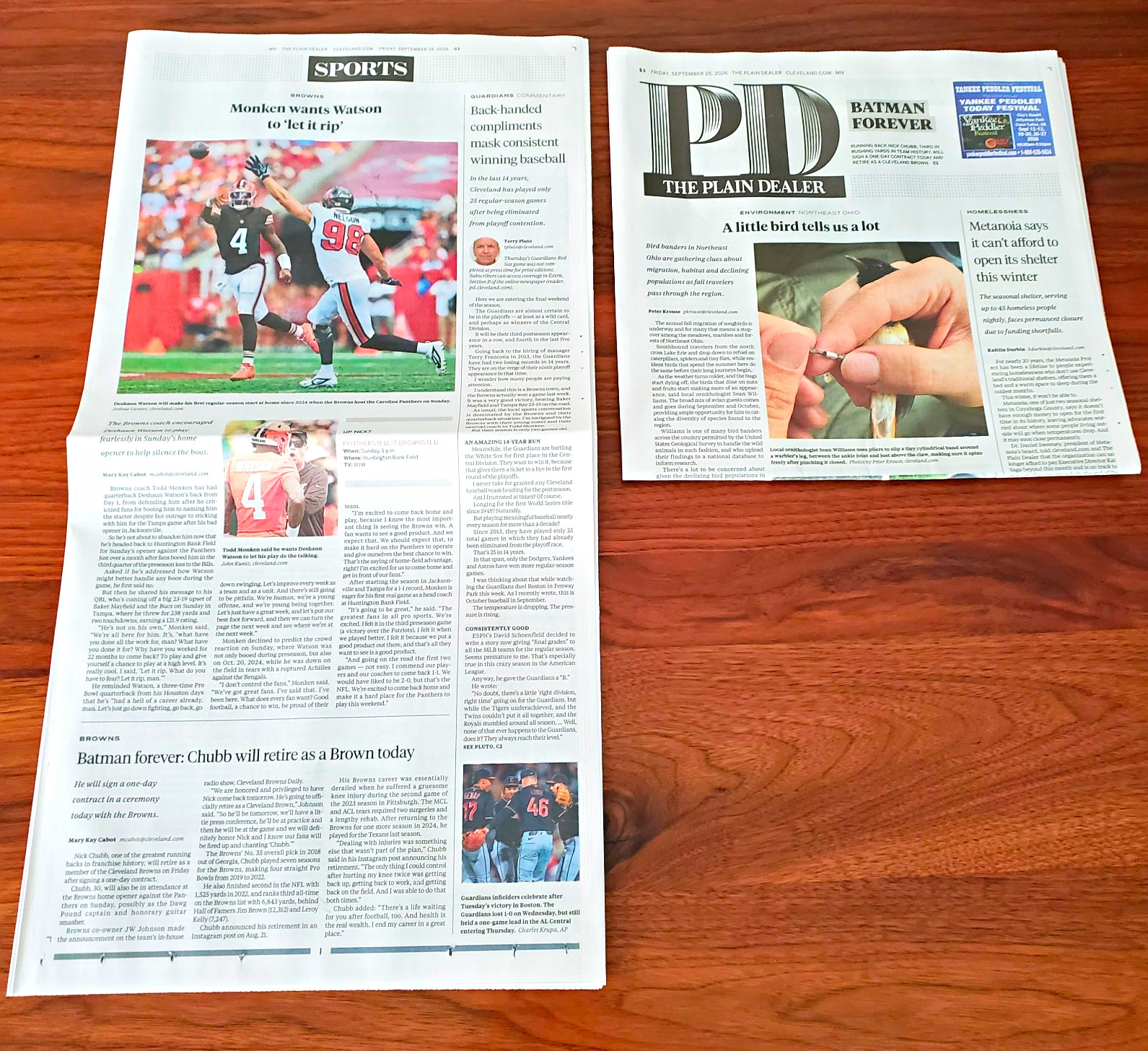 Nick Chubb Retires Cleveland Browns The Plain Dealer September 25 2026 Sports