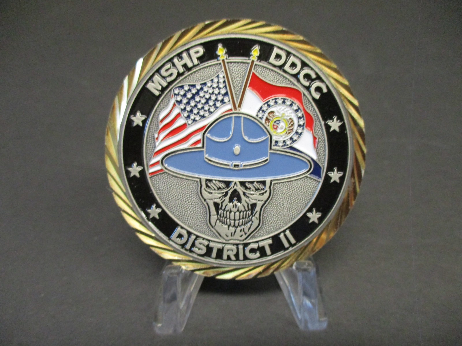 MISSOURI STATE HIGHWAY PATROL DISTRICT 11 DRUG & CRIME CONTROL  CHALLENGE COIN
