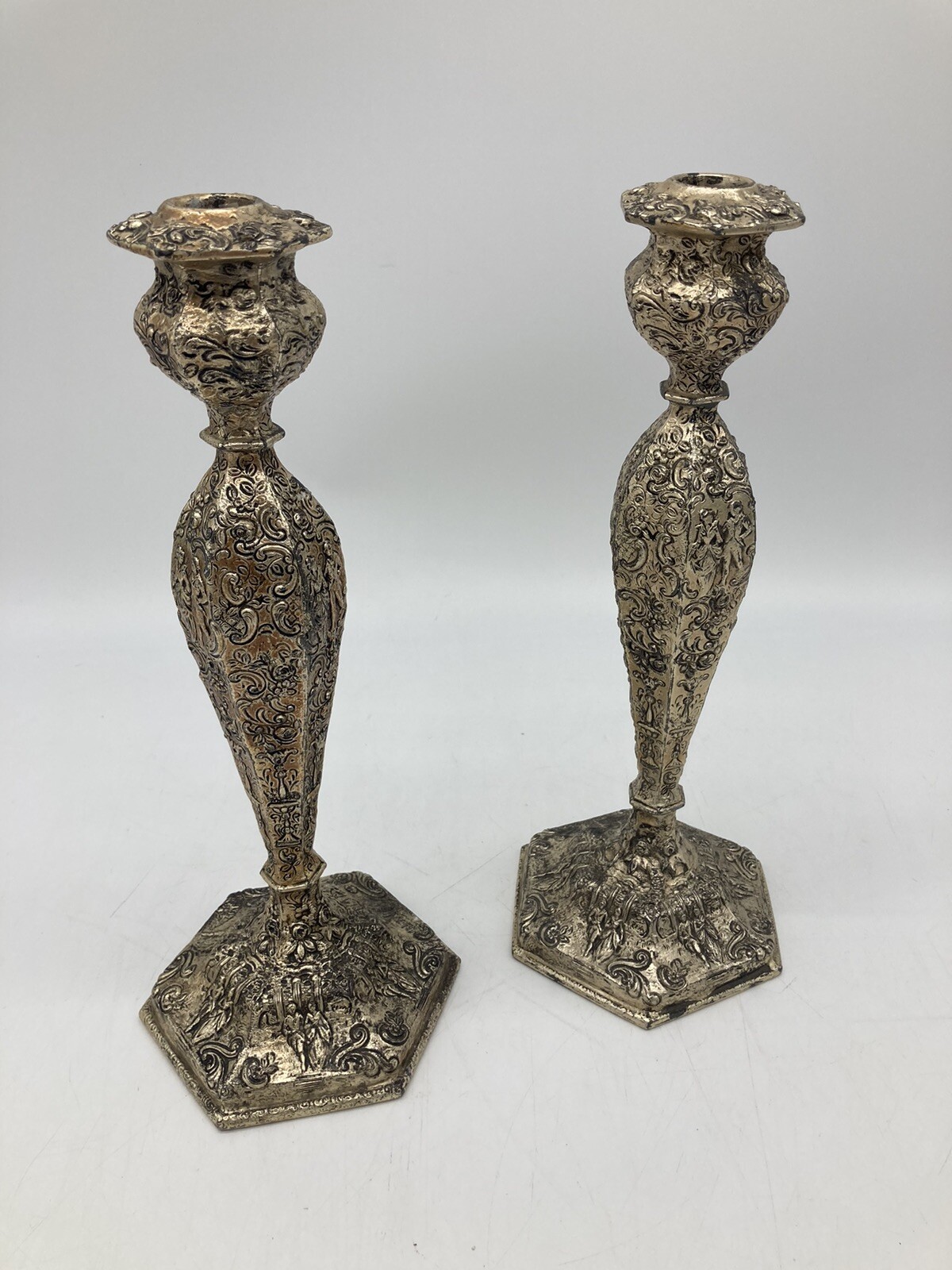 Atq WB Mfg. Co.Weidlich Brothers Candlestick 2344 12\
