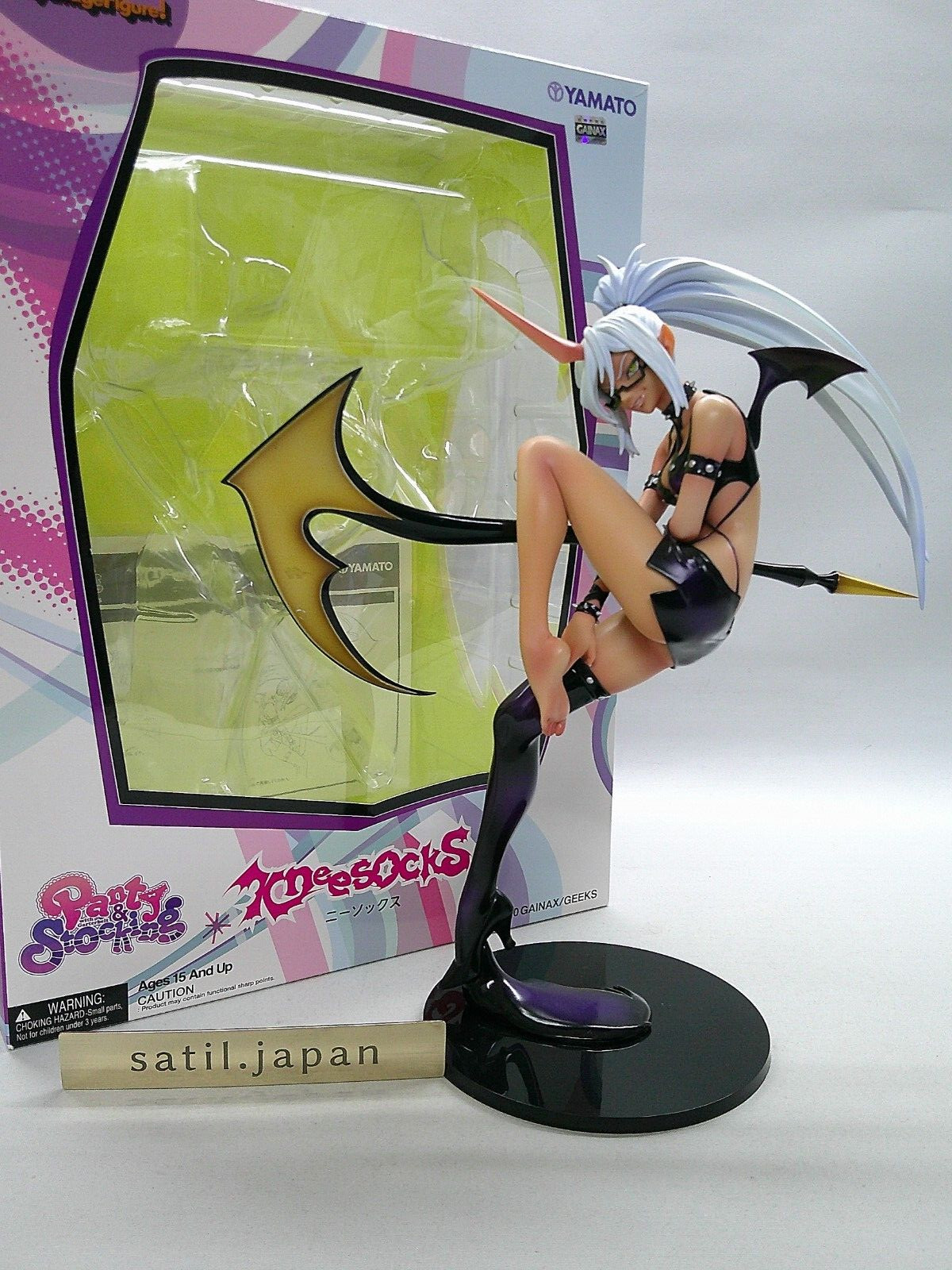 [USED] YAMATO Panty & Stocking with Garterbelt Kneesocks Figure