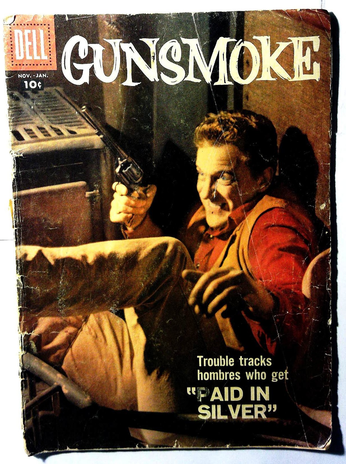 Gunsmoke #6 (1958) Dell Comics Matt Dillon 1st Print Comic Book