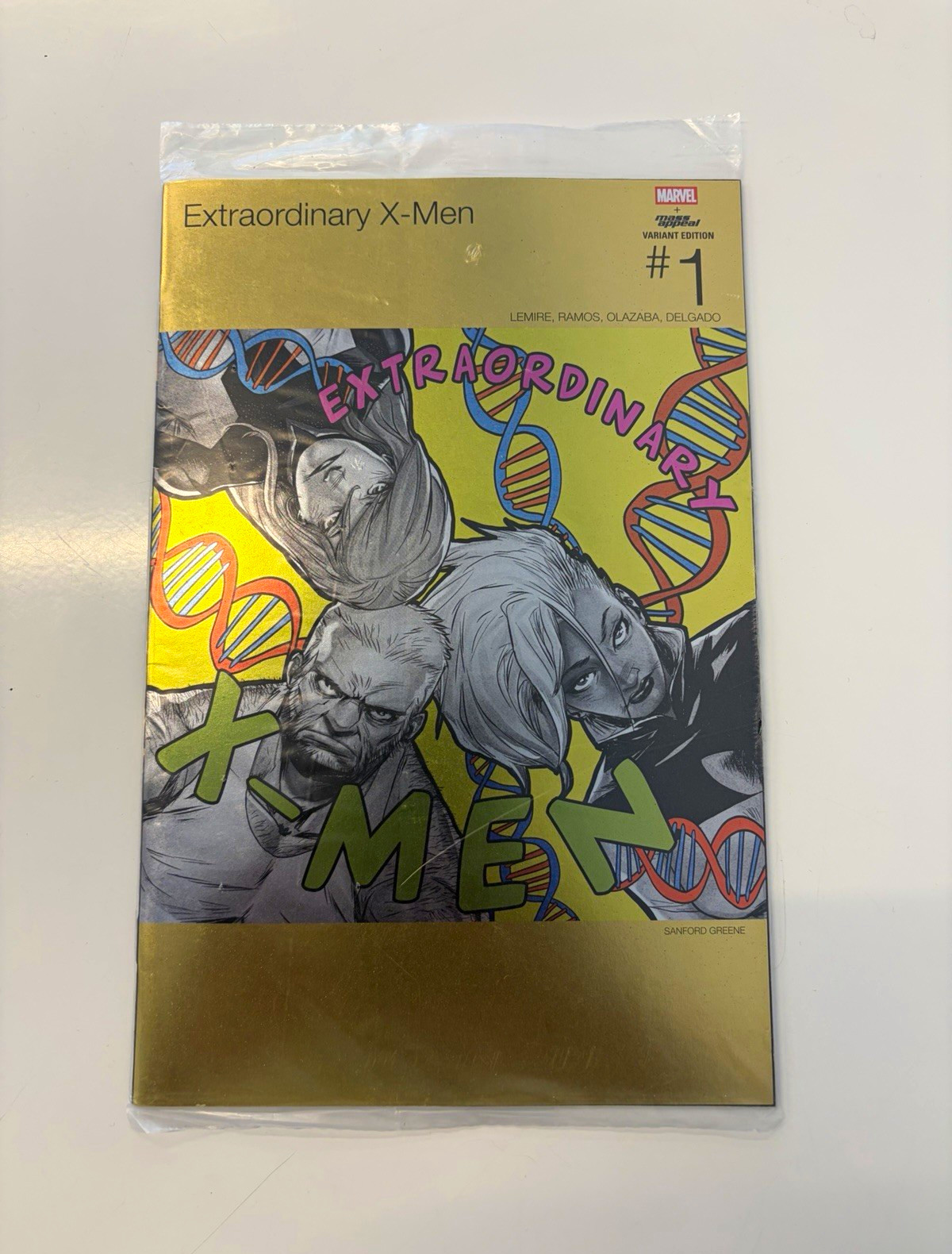 Marvel Mass Appeal Extraordinary X-Men #1 De La Soul NYCC Gold Fold Exclusive