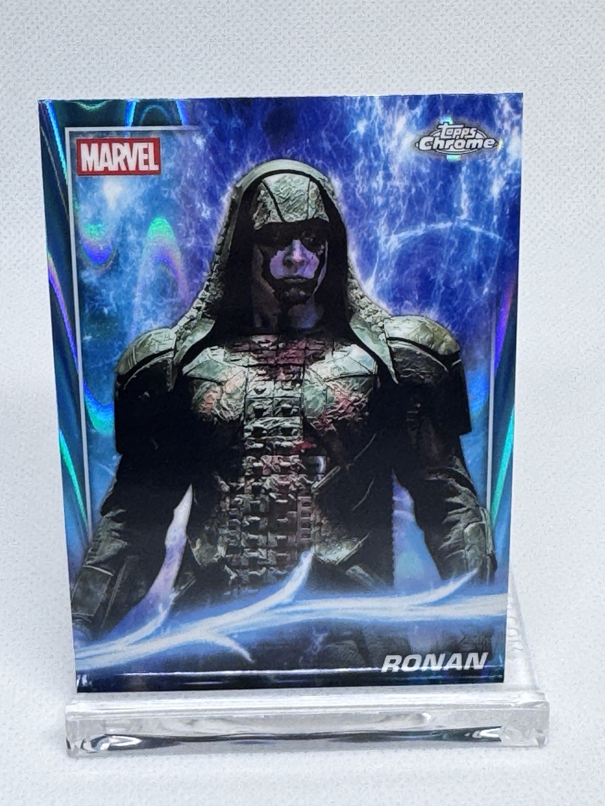 2025 Topps Chrome Marvel Studios Ronan Raywave Refractor #46 Guardians Of Galaxy 2025 Topps Chrome Marvel Studios Ronan Raywave Refractor #46 Guardians Of Galaxy