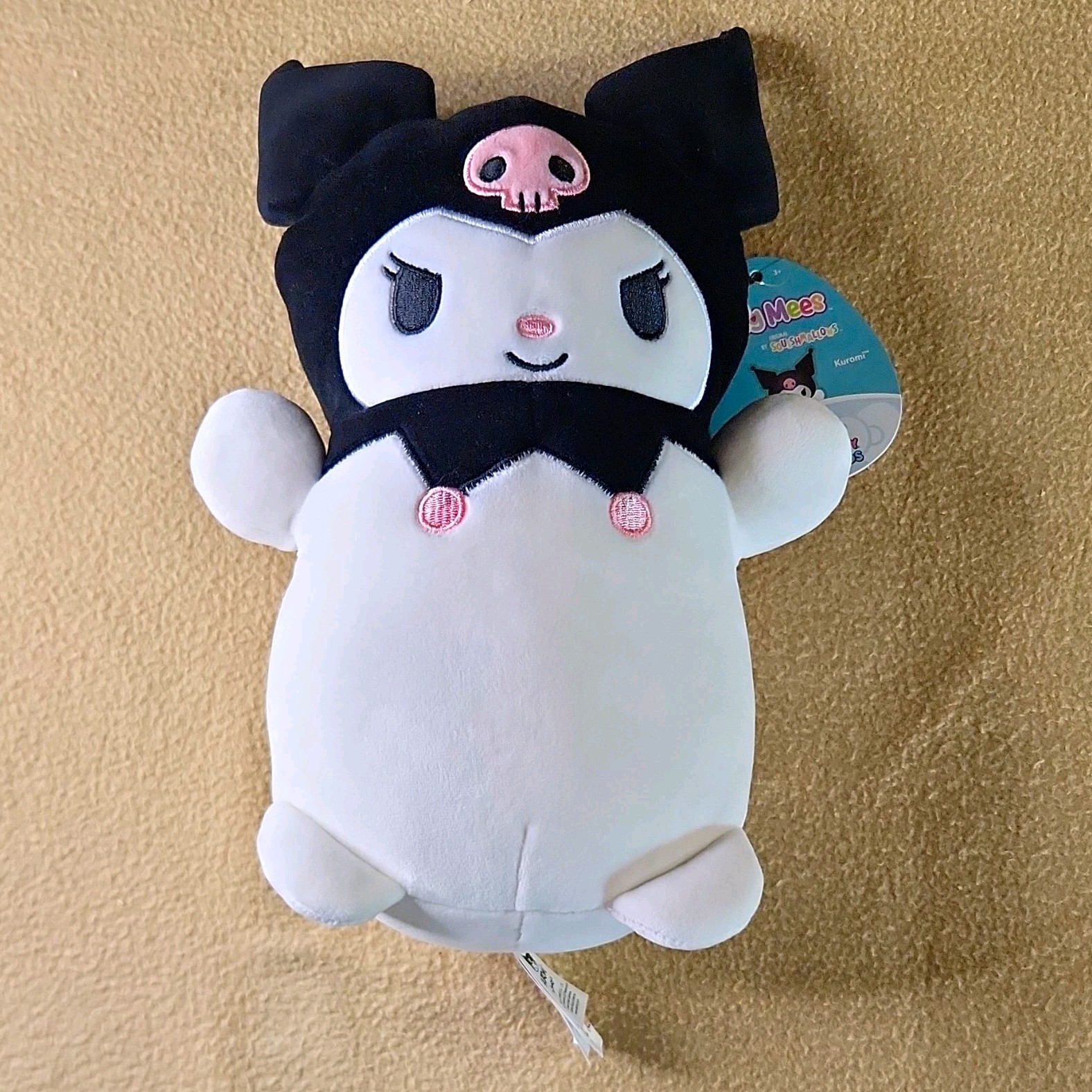 Jazwares Squishmallows HugMees Kuromi Hello Kitty and Friends Plush 12in Tags