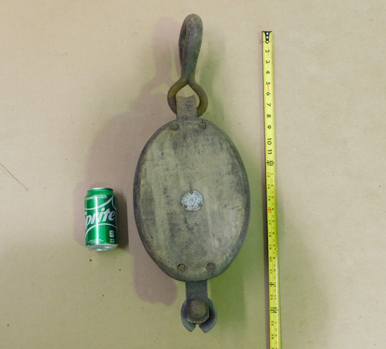 Madesco Block & Tackle Double Pulley, Vintage, Antique, Collectible, Farm Madesco Block & Tackle Double Pulley, Vintage, Antique, Collectible, Farm