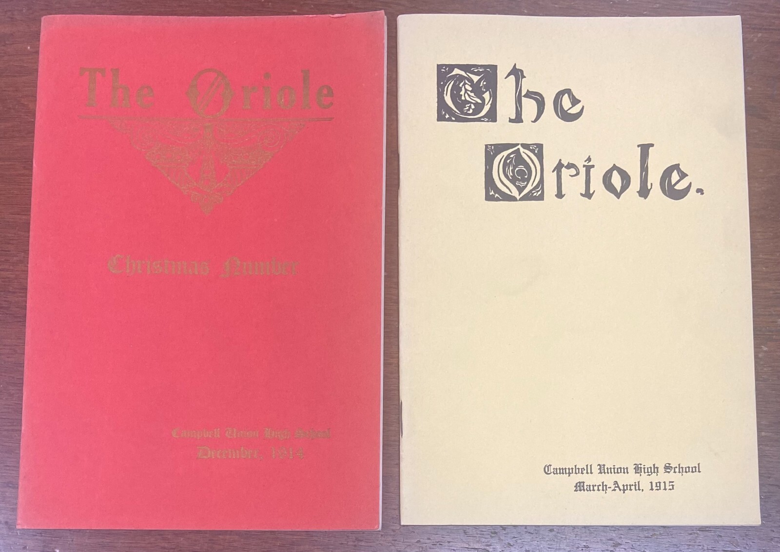 Campbell Union High School - The Oriole - Campbell, CA (1914 & 1915) Softcover