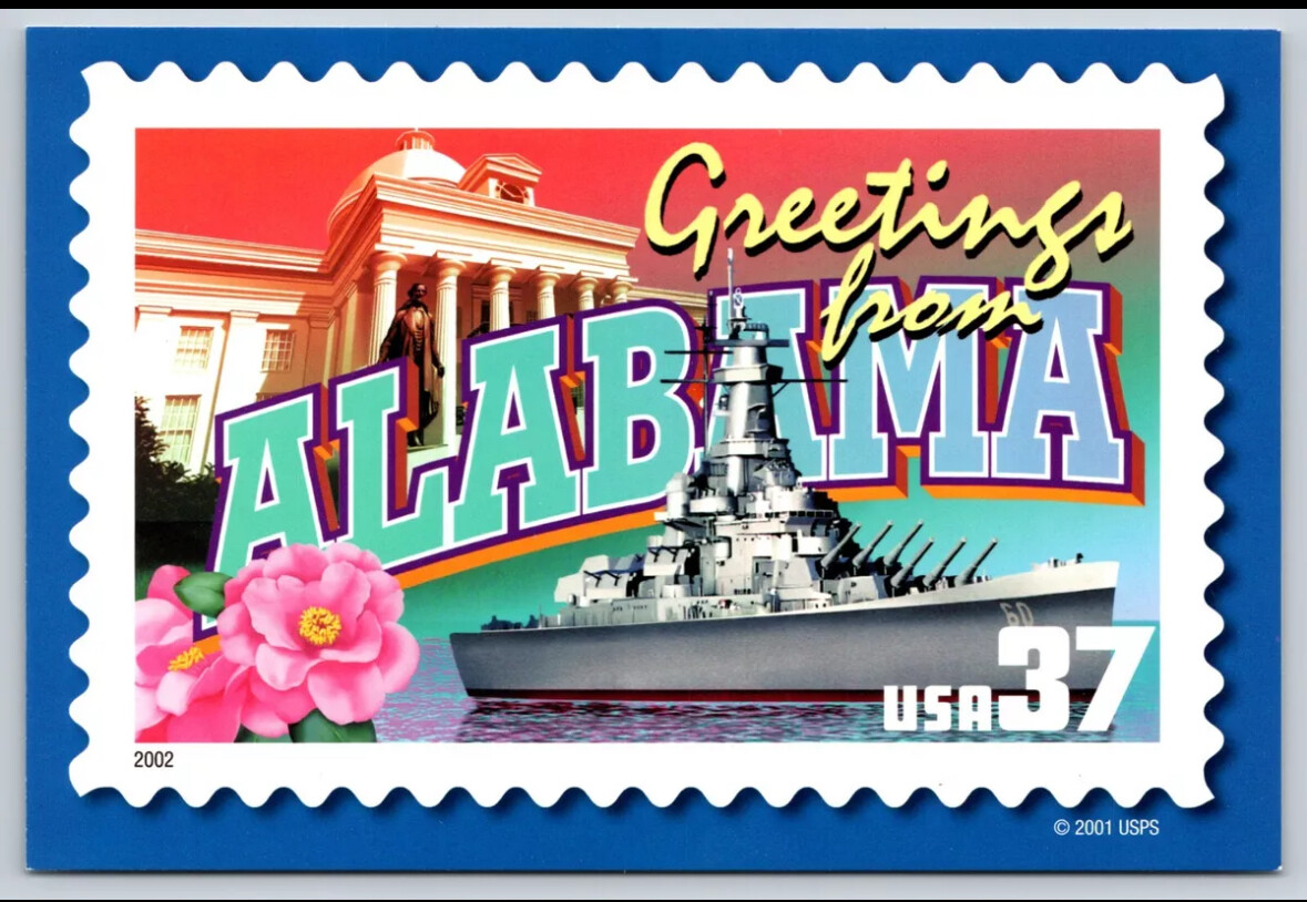 USPS Jumbo Greetings From America 50 State  Postcards USA 34 5x7 Save on more