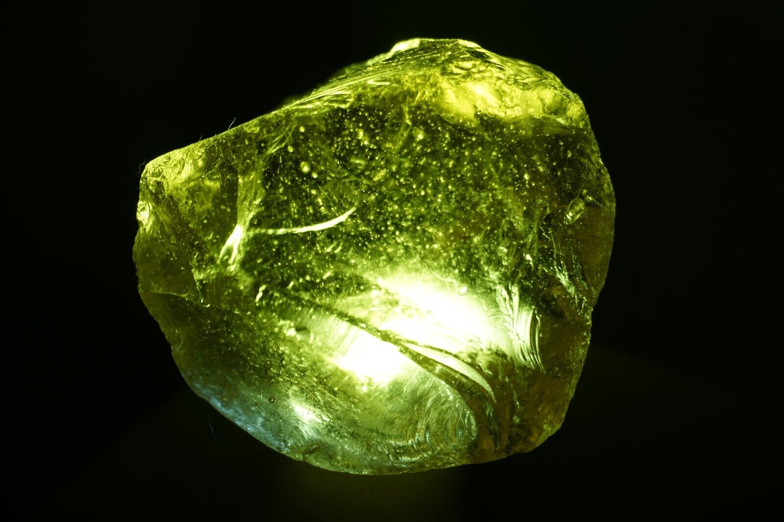 USA - Andara Crystal -- Solaris Brite, RARE 193g (Monoatomic REIKI) #stp50