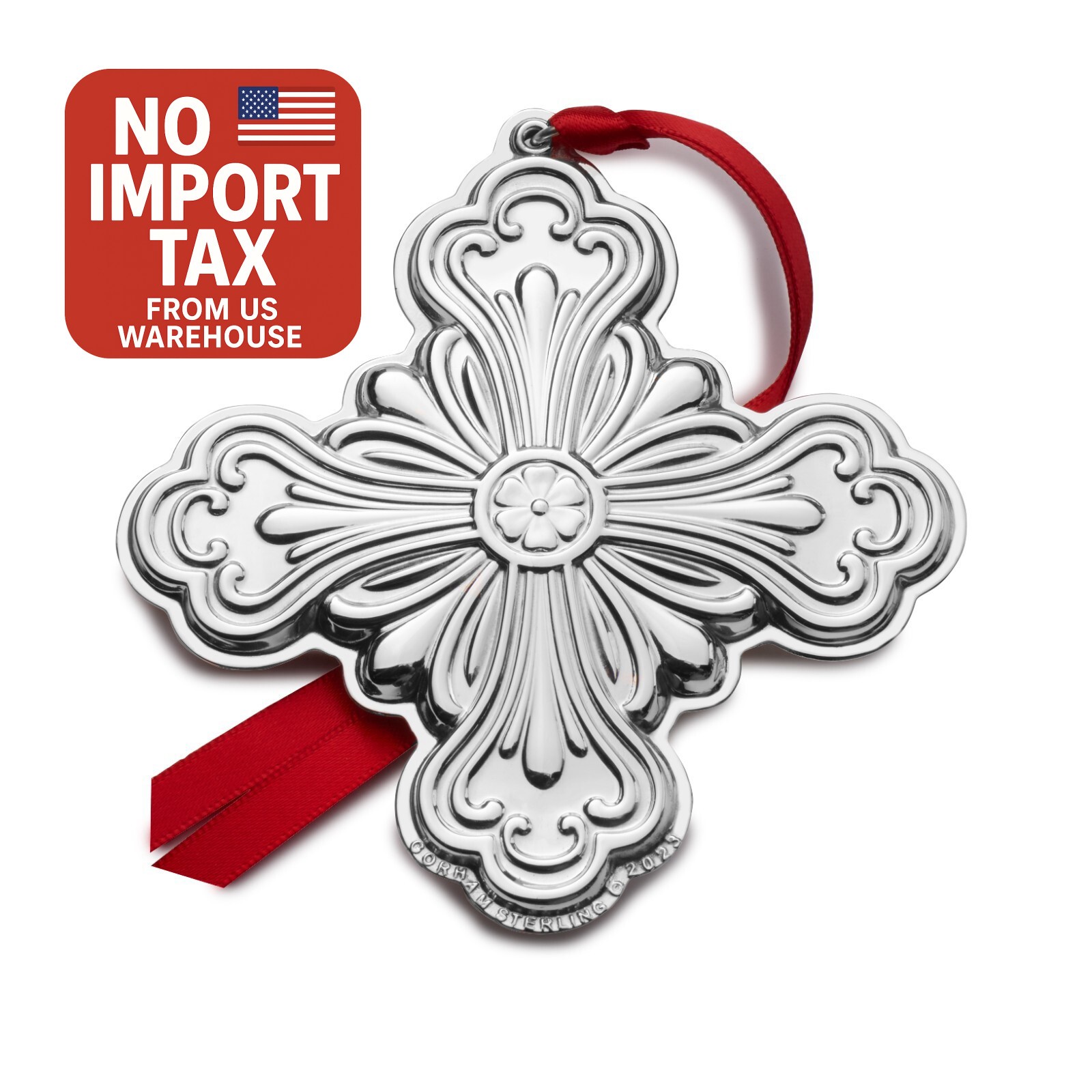 Gorham 2023 annual Cross Ornament - 10th. Ed. Brand New in Box SHIP FROM US Gorham 2023 annual Cross Ornament - 10th. Ed. Brand New in Box SHIP FROM US