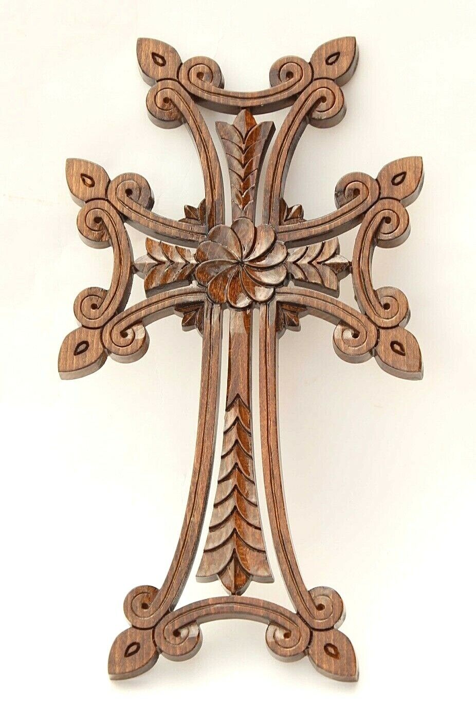 Cross Wooden Armenian Christianity for wall Infinity gift wood  decor