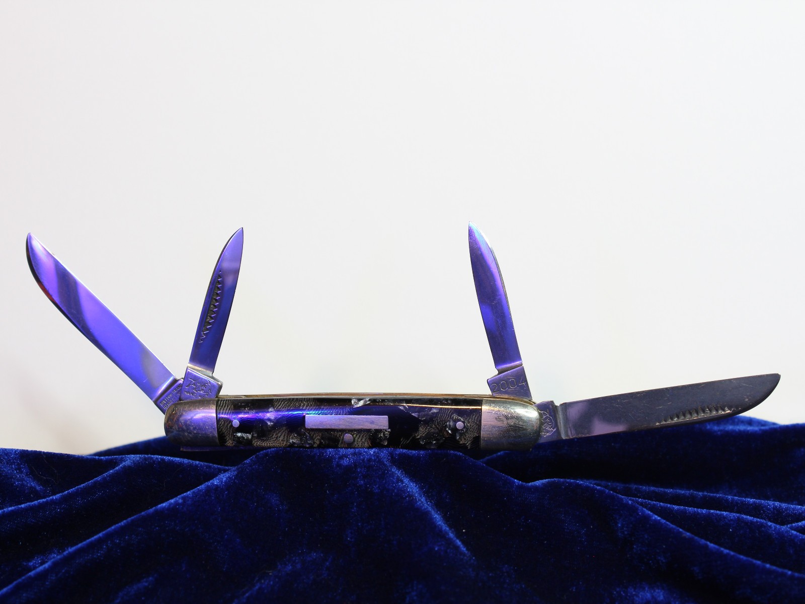 Vintage Bulldog Brand Congress Pocket Knife Acrylic Scales Solingen Germany \'04 Vintage Bulldog Brand Congress Pocket Knife Acrylic Scales Solingen Germany \'04
