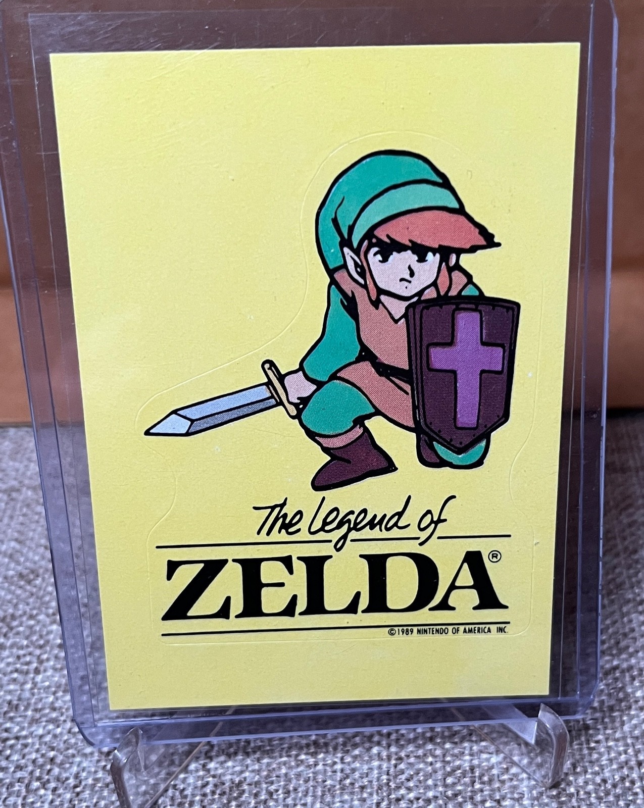 1989 Nintendo Topps - #5 - The Legend of Zelda Link Video Game - True Rookie RC