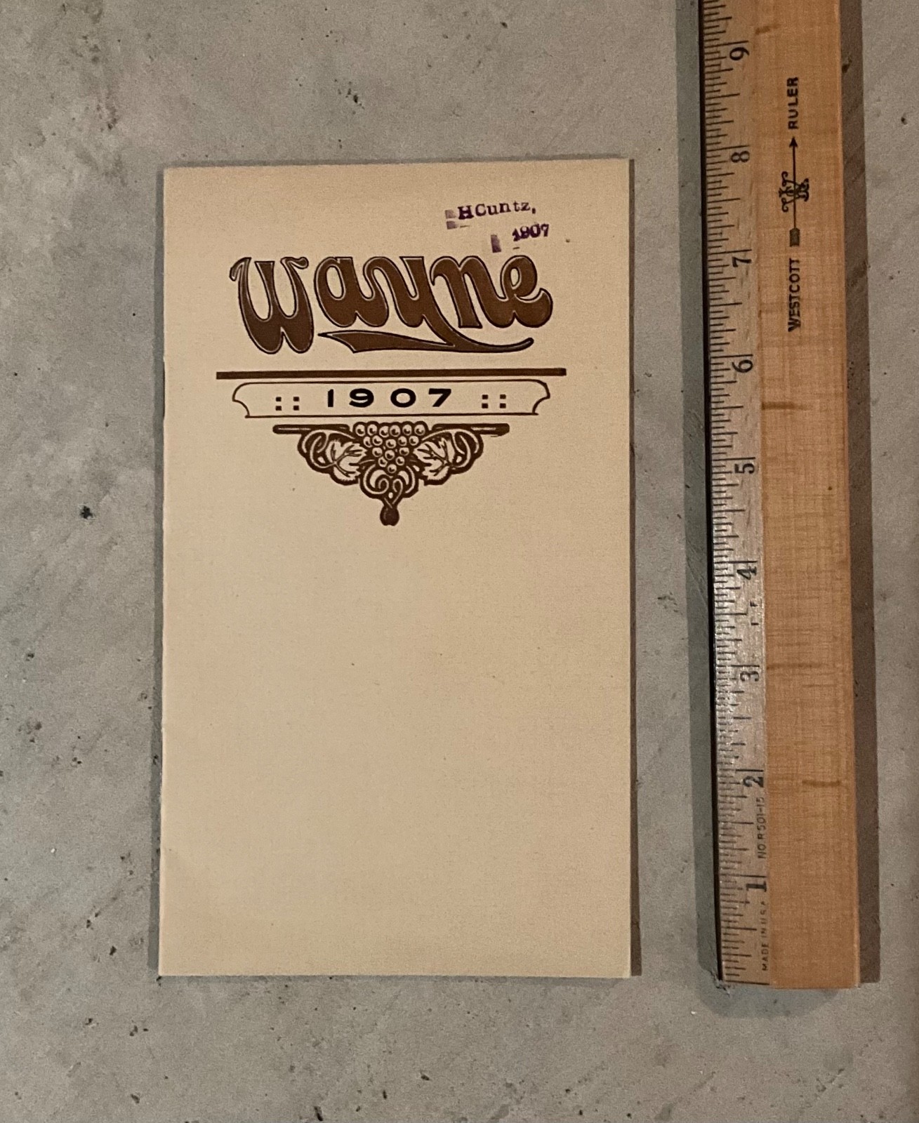 1907 Wayne Automobile Co. | Sales Brochure Catalog | Factory Original