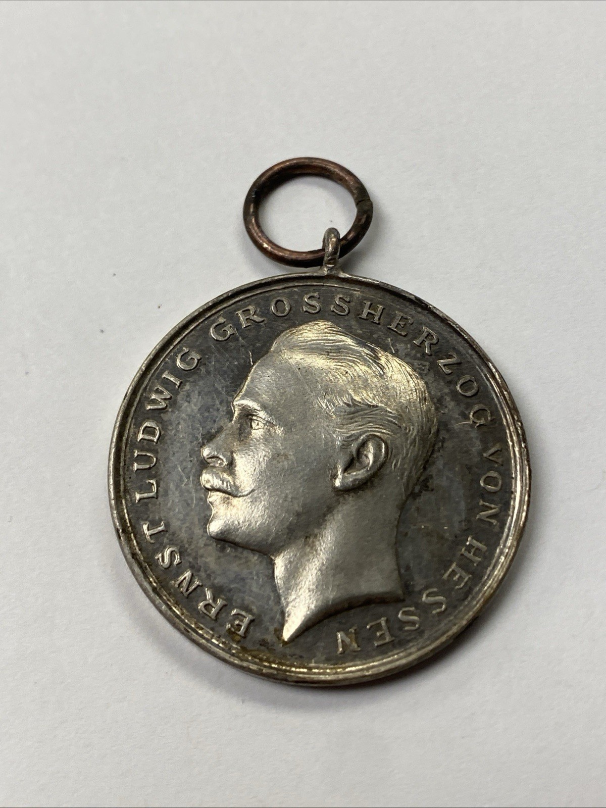 1894-1918 German States Award Medal For Bravery - Ernst Ludwig