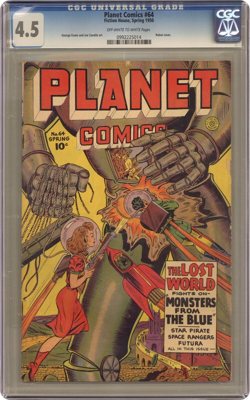 Planet Comics #64 CGC 4.5 1950 0992225014