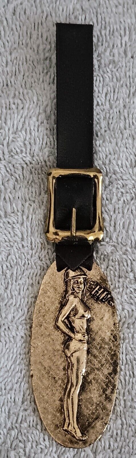 Vintage Im The Girl Pocket Watch Fob Allis Chalmers Industrial Tractor Division 