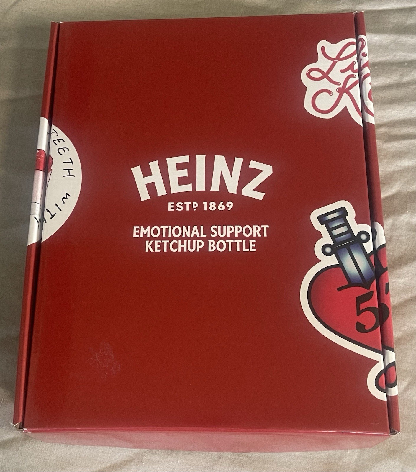 Heinz Ketchup Emotional Support Ketchup Promotional Advertising SOLD OUT RARE