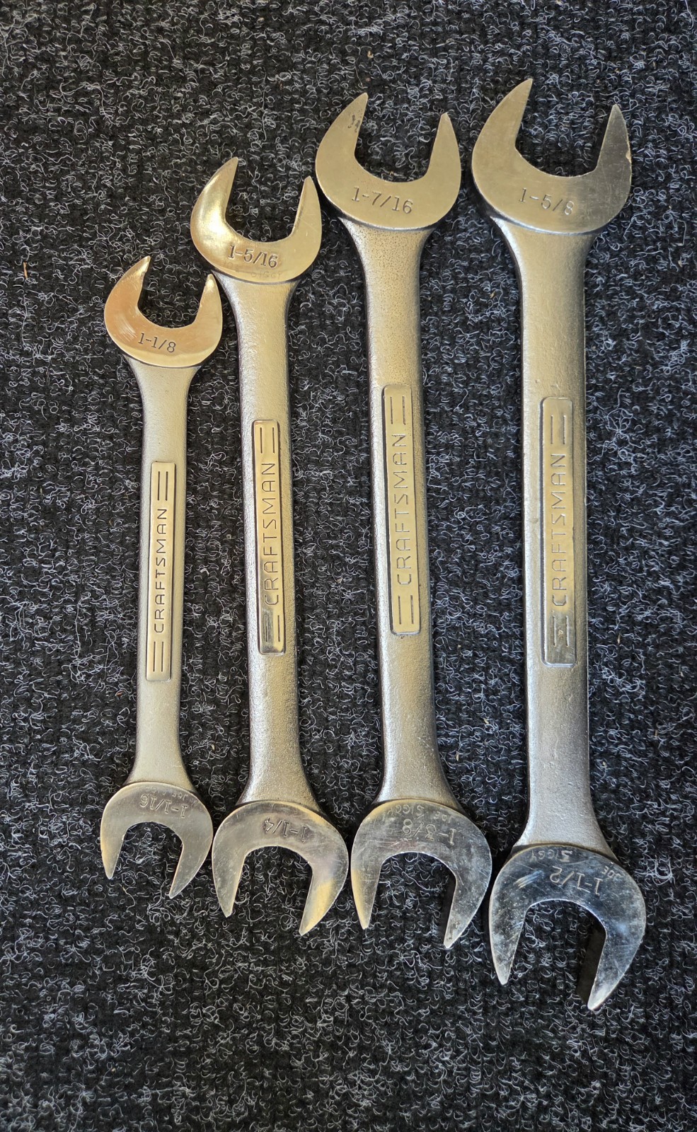 4 vintage Craftsman USA double open-end 