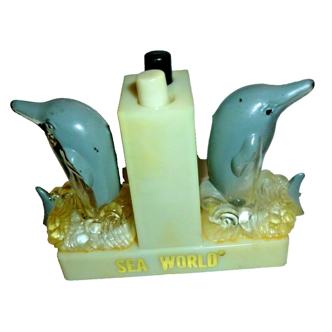 Vintage Sea World Mechanical Dolphins Souvenir Plastic Moving Toy Collectible Vintage Sea World Mechanical Dolphins Souvenir Plastic Moving Toy Collectible