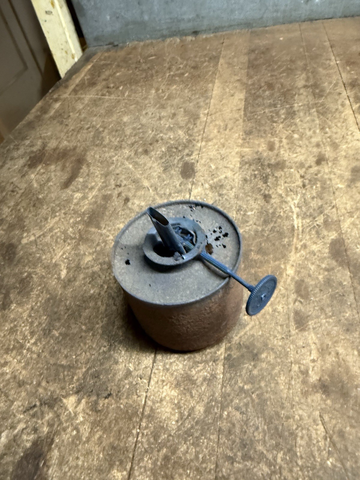 Vintage Armspear NY Railroad RR Oil Lantern Lamp Wick Burner Tank Pot Parts USA