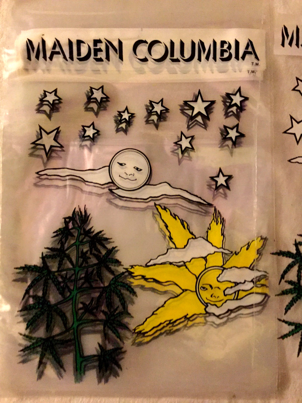 Vintage Unused Lot of 20 plastic bags “ Maiden Columbia