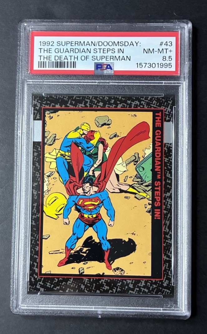 1992 Superman Doomsday The Guardian Steps In PSA 8.5 The Death Of Superman