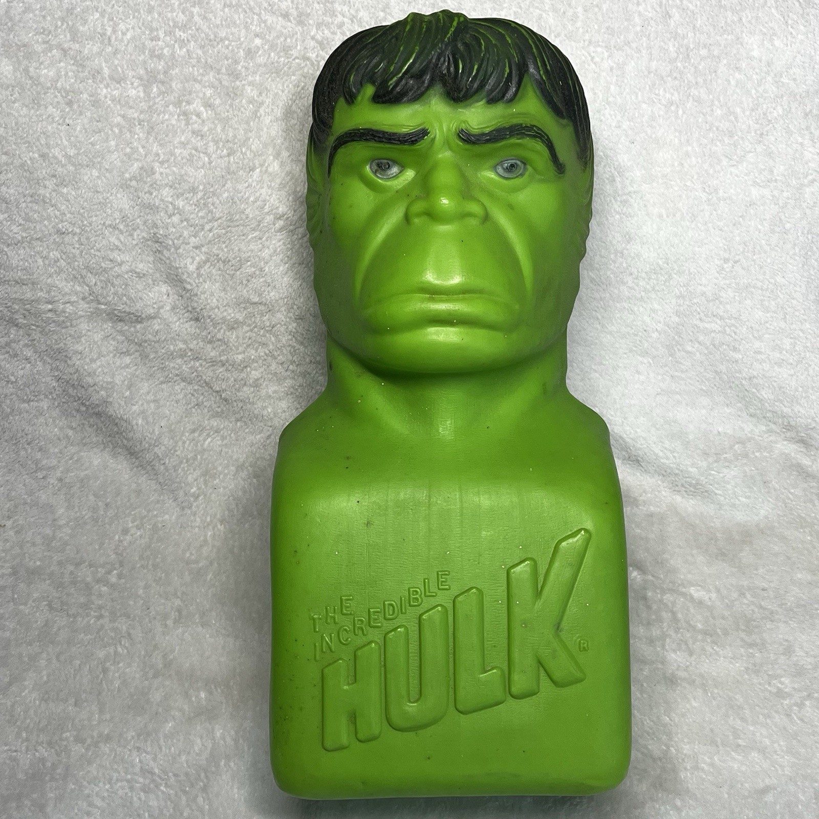 Vintage 1978 Marvel Comics The Incredible Hulk Blowmold 15” Coin Bank RARE