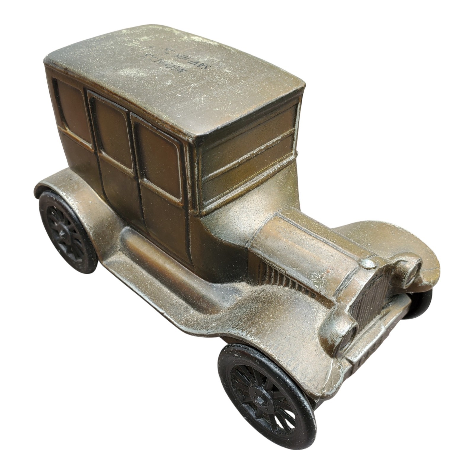 1926 Ford Model T Banthrico Coin Bank Mechanics Savings w/ Key