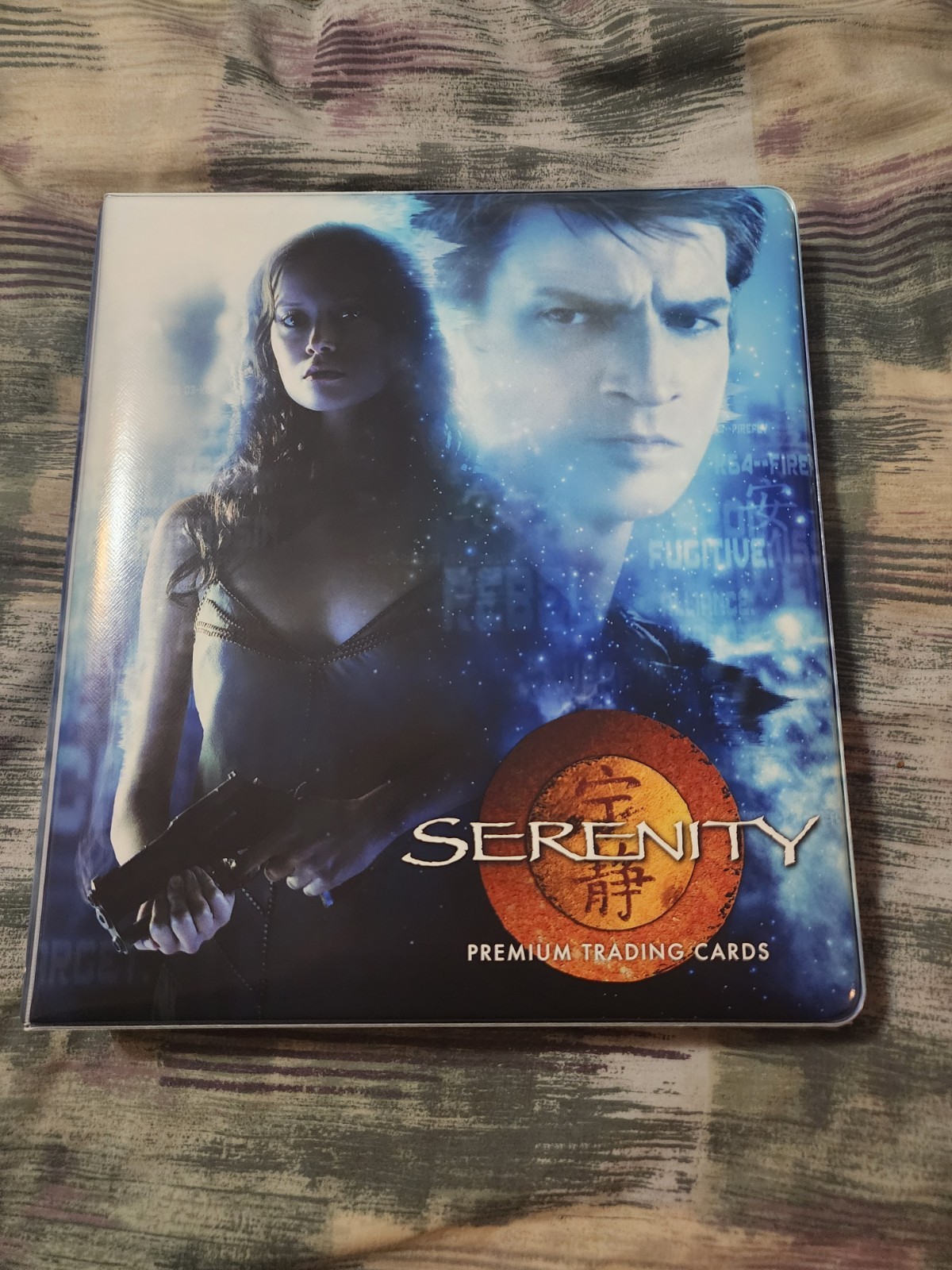 RARE VHTF Serenity Official Padded Binder 72 Card Base Set, SP-1, Comics 1-3 + RARE VHTF Serenity Official Padded Binder 72 Card Base Set, SP-1, Comics 1-3 +