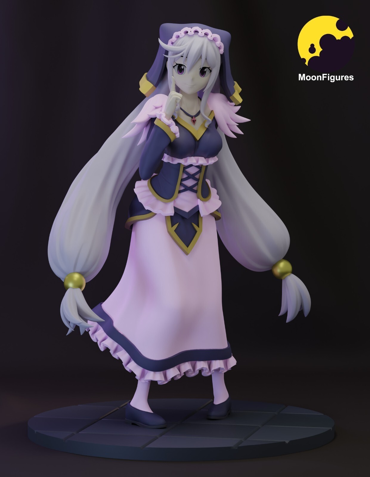 1:8 Eris KonoSuba Fan Art UNPAINTED Resin Garage Kit