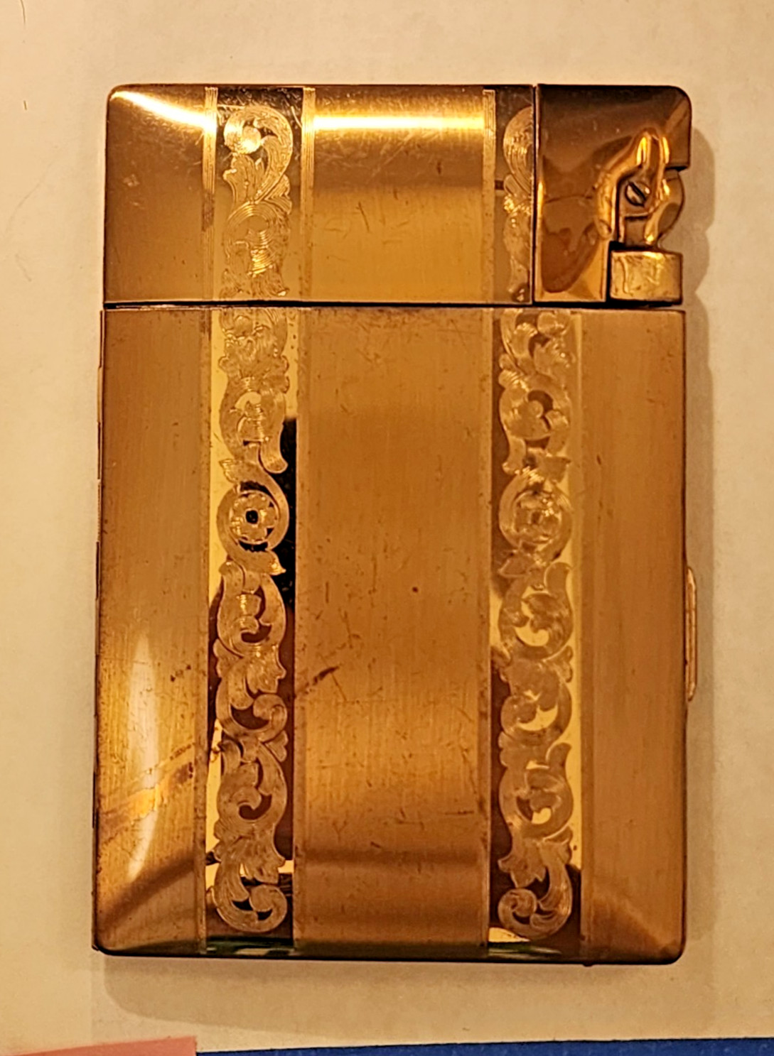 Elgin Cigarette Case w/ Magic Action Lite-O-Matic Lighter Vintage Untested Elgin Cigarette Case w/ Magic Action Lite-O-Matic Lighter Vintage Untested