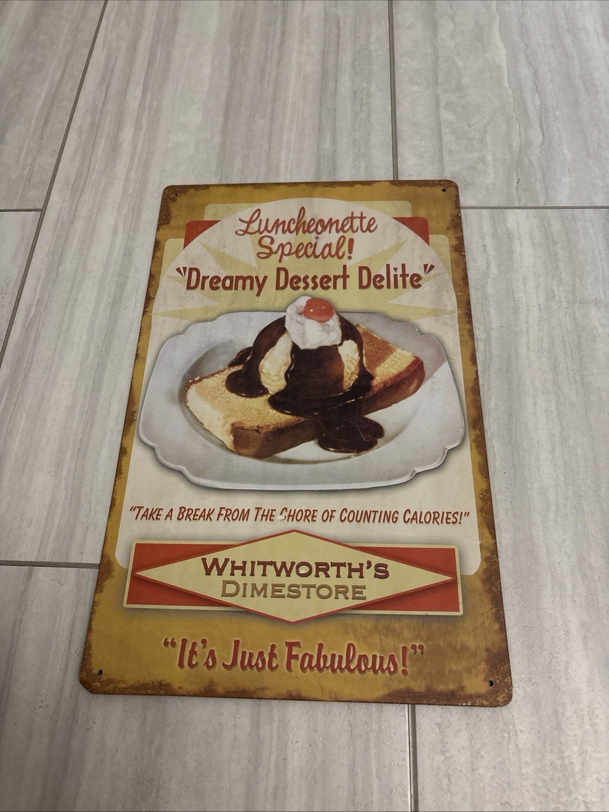 Whitworth\'s Dimestore Dreamy Dessert Delight 16x10\