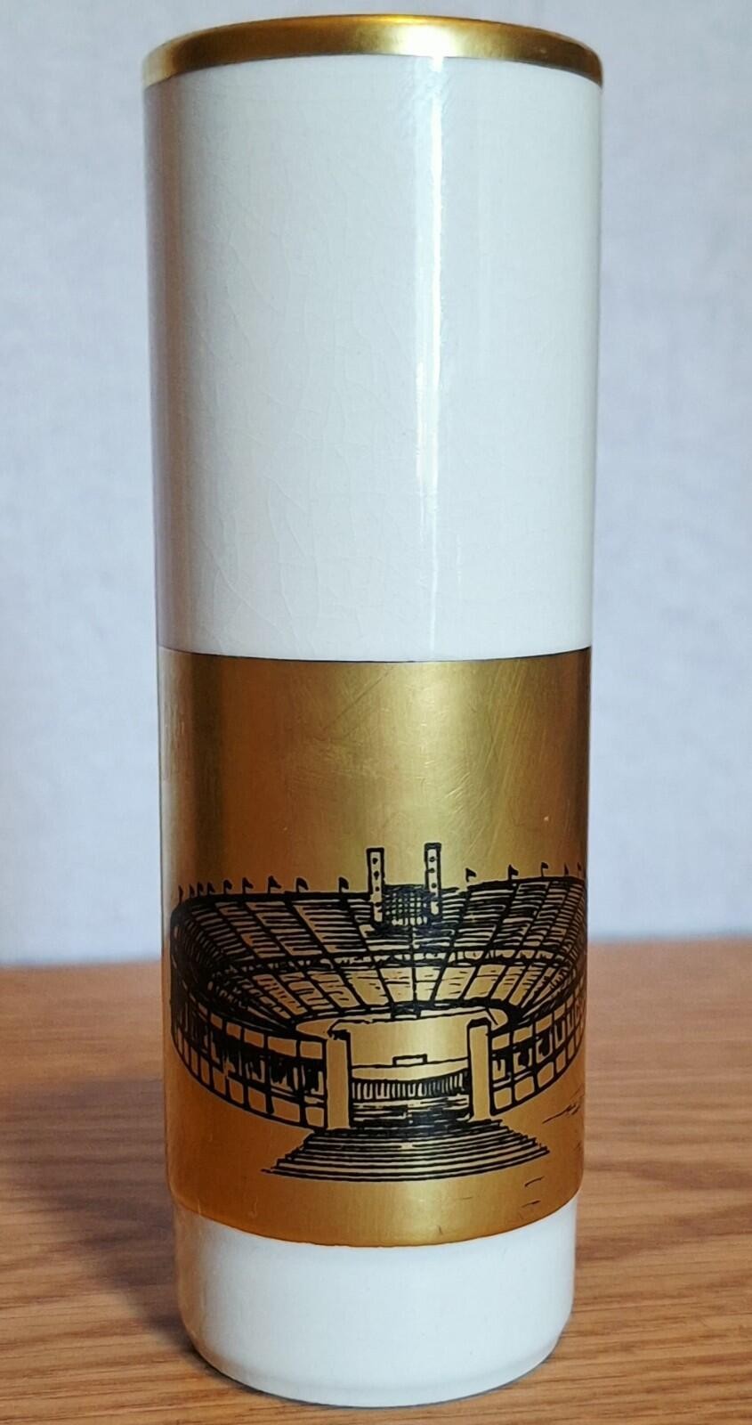 Royal Porzellan Bavaria KPM VTG Gold Cityscape Vase - Munich Landmarks Germany