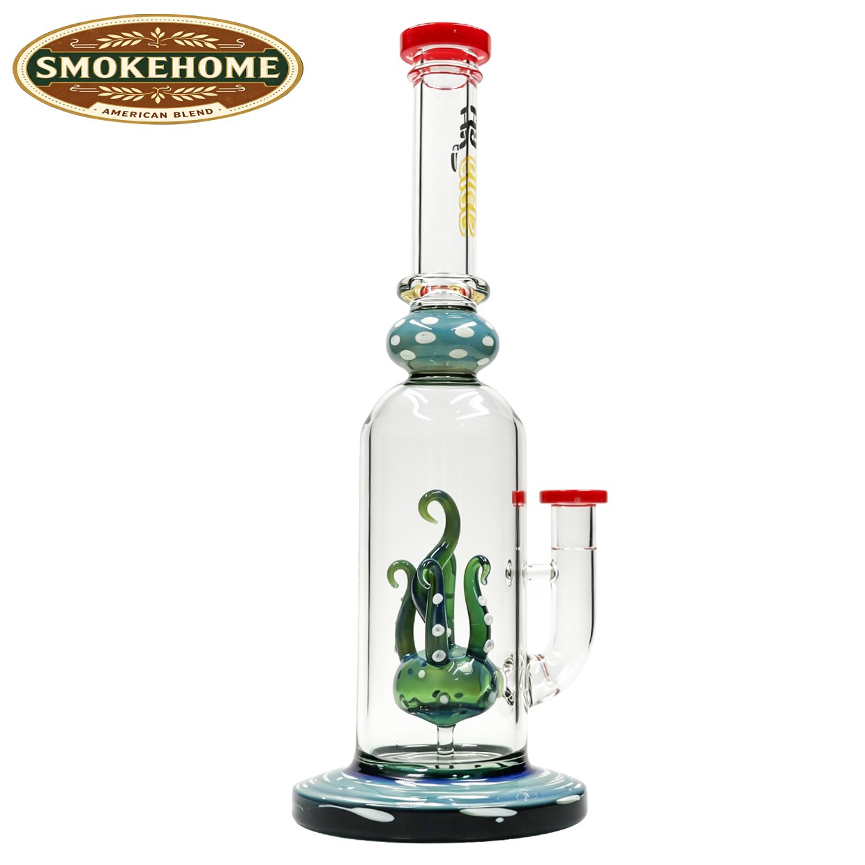 Hookah Octopus 12inch Heavy Glass Bong Water Pipes Smoking Perc bong w/14mm bowl