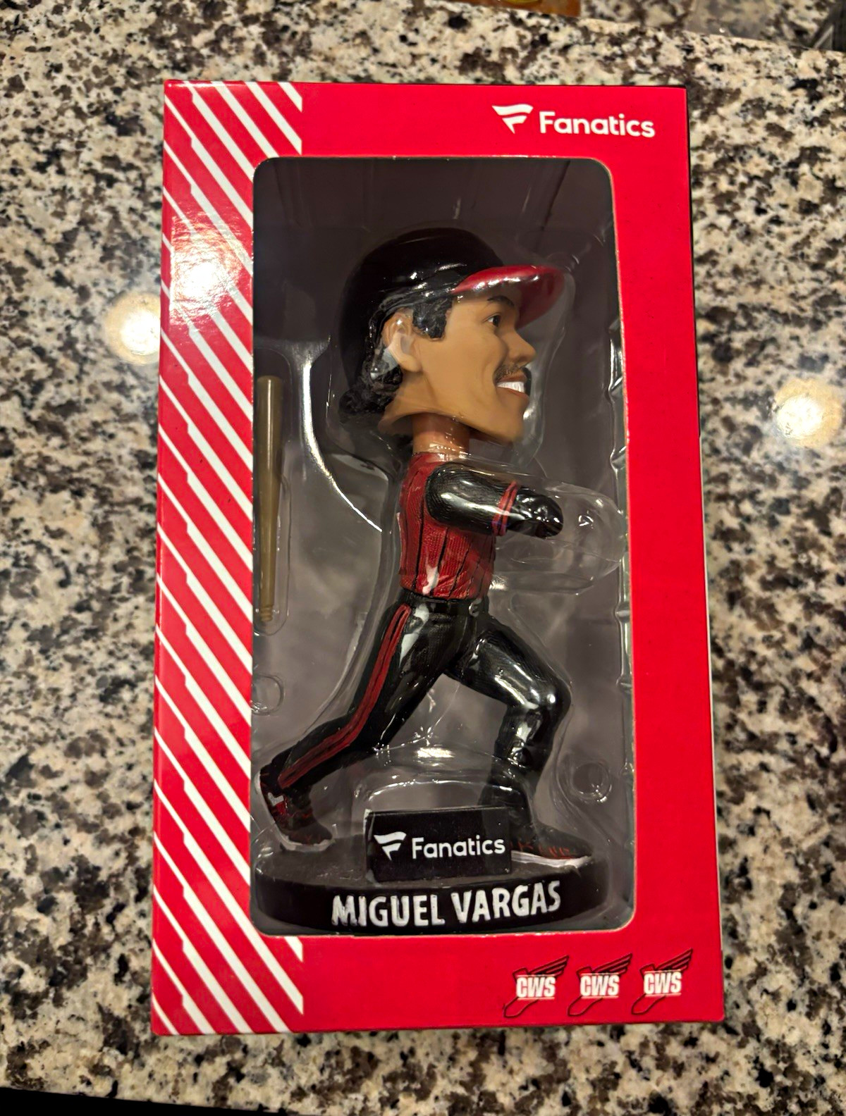 Fanatics Miguel Vargas Chicago White Sox #20 Bobblehead Baseball w/ Bat