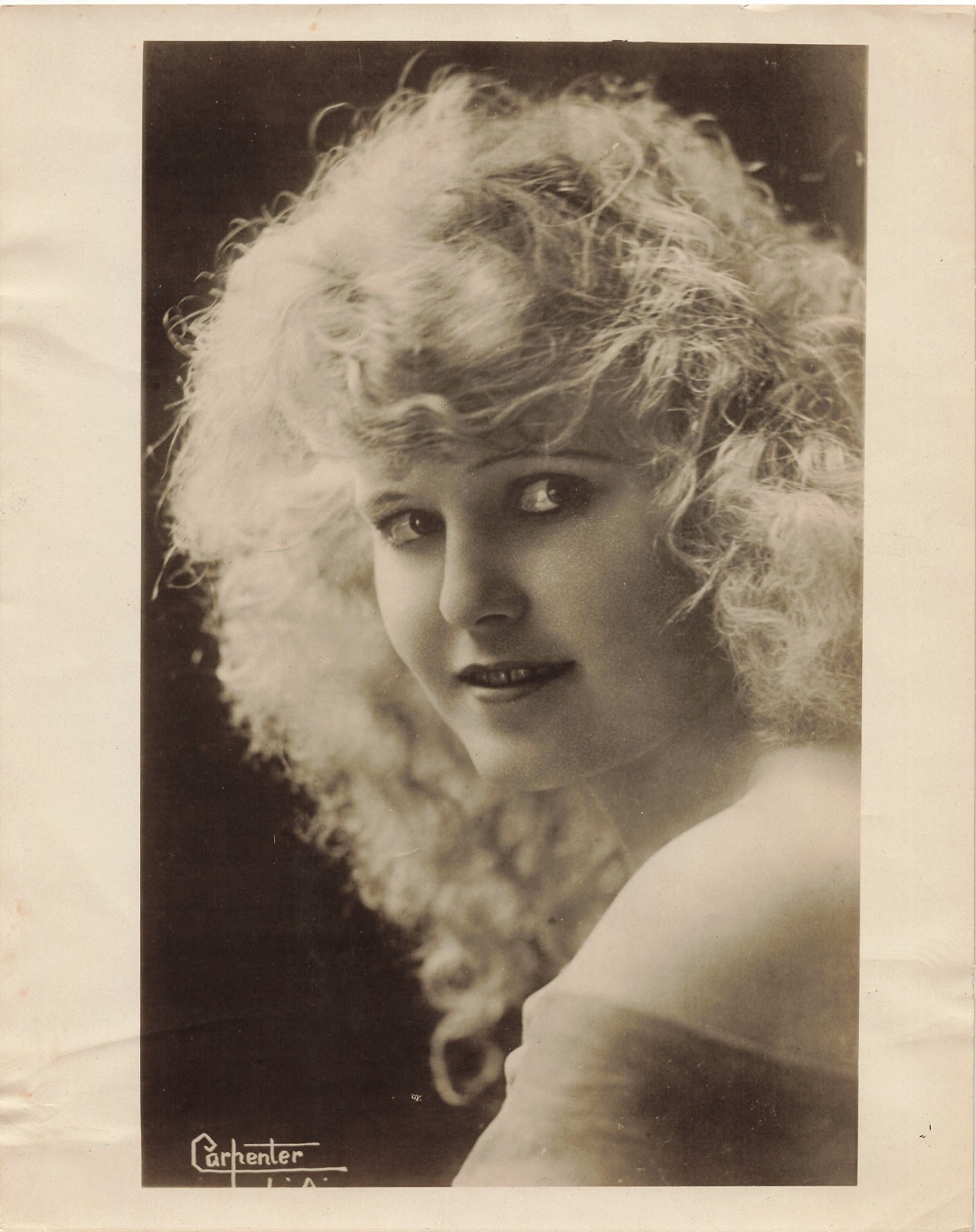 Juanita Hansen c1918 Press Photo Silent Film Movie Star *P195b Juanita Hansen c1918 Press Photo Silent Film Movie Star *P195b
