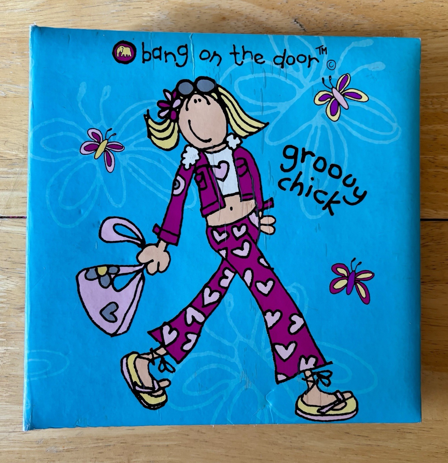 Vtg Y2K Bang The Door Photo Album For 4x6 Photos Groovy Chick