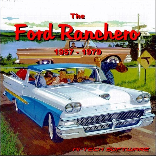 The Ford Ranchero 1957-1979  DVD-ROM 400+ photos