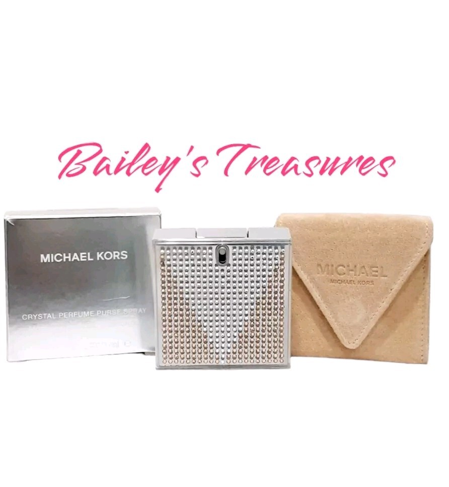 Vintage Michael Kors Swarovski Crystal Perfume Purse Spray 0.25 oz SEE DESCRIPTI Vintage Michael Kors Swarovski Crystal Perfume Purse Spray 0.25 oz SEE DESCRIPTI