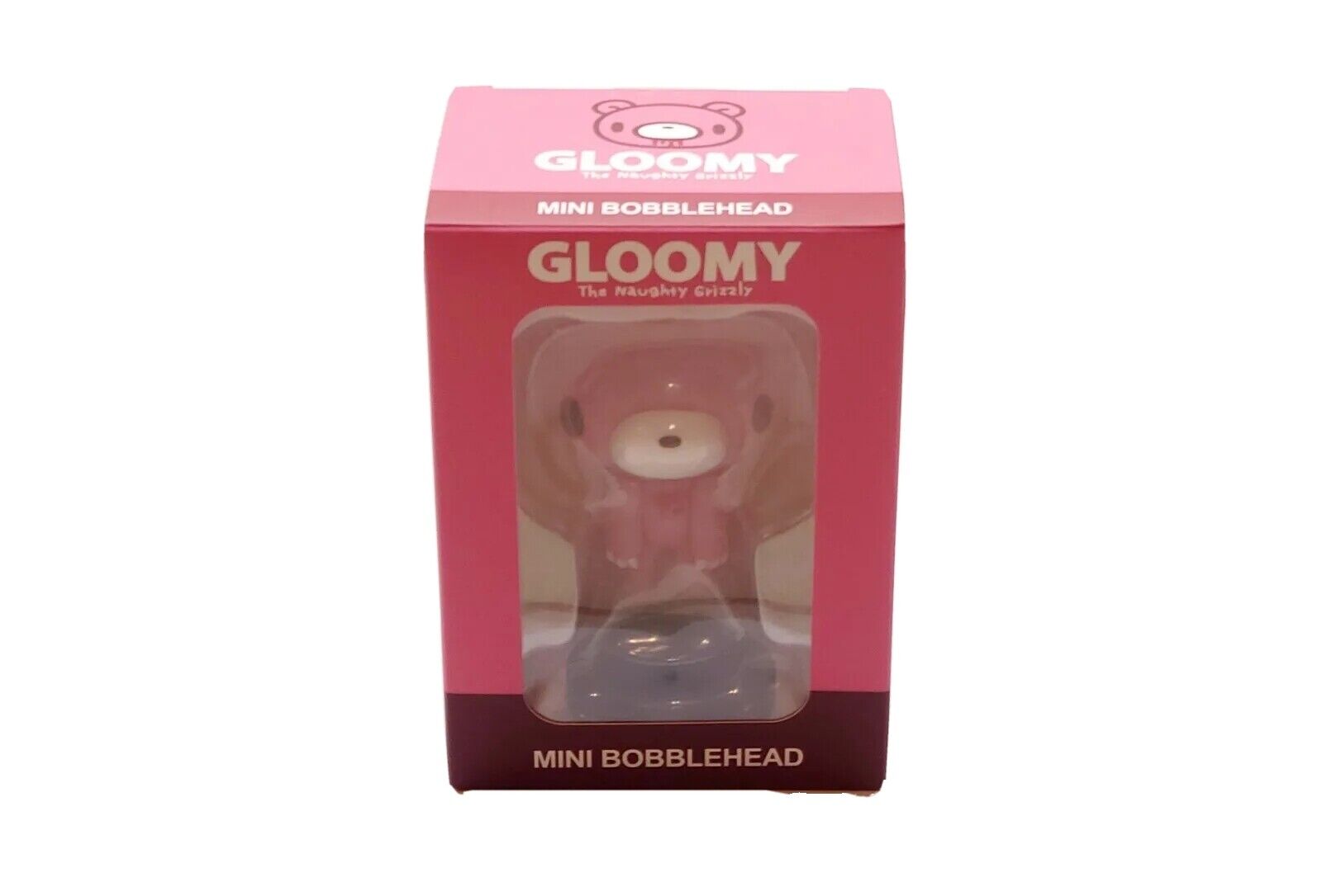 Culturefly Pink Gloomy Bear The Naughty Grizzly Bear 3” Vinyl Bobblehead NEW