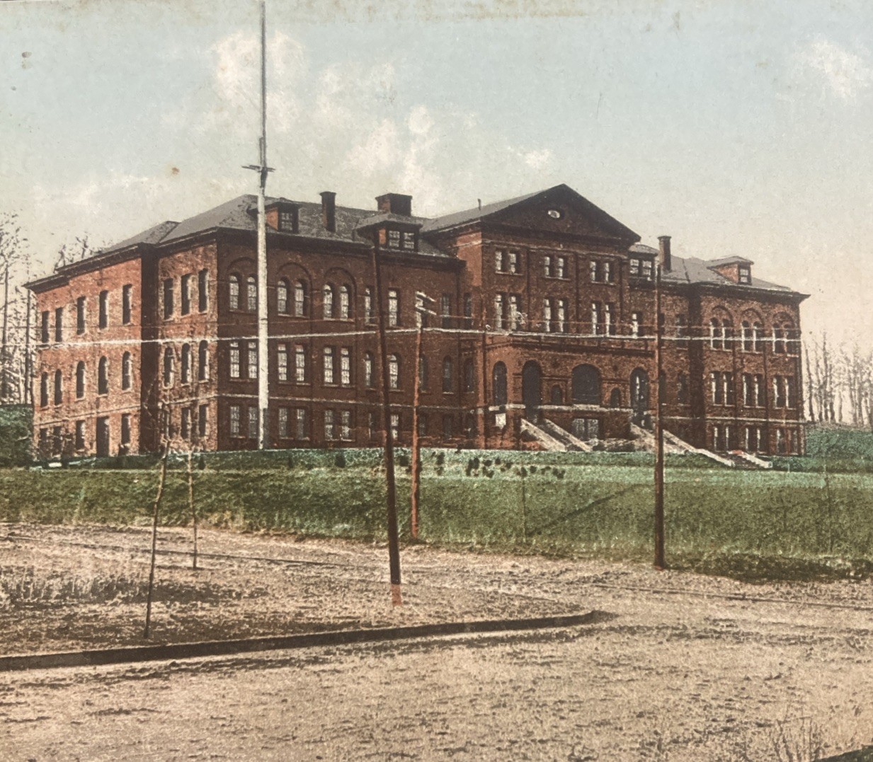 Jamaica Queens Long Island State Normal School Post Card Circa 1900s Jamaica Queens Long Island State Normal School Post Card Circa 1900s