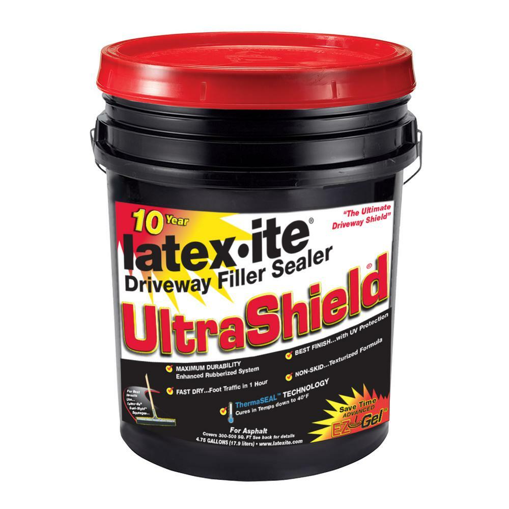 4.75 Gal. Ultra Shield Driveway Filler Sealer 4.75 Gal. Durable Non-Skid Repair