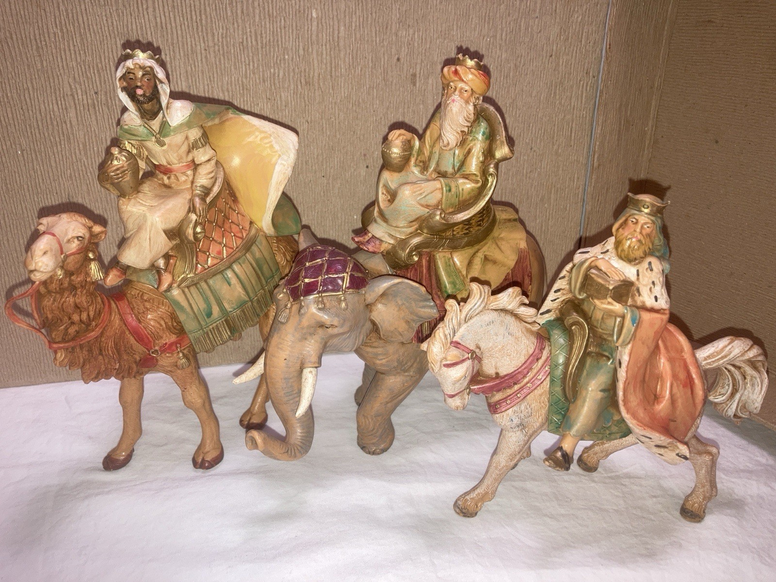 Fontanini Three Kings on Animals - Elephant, Horse, Camel - 5\