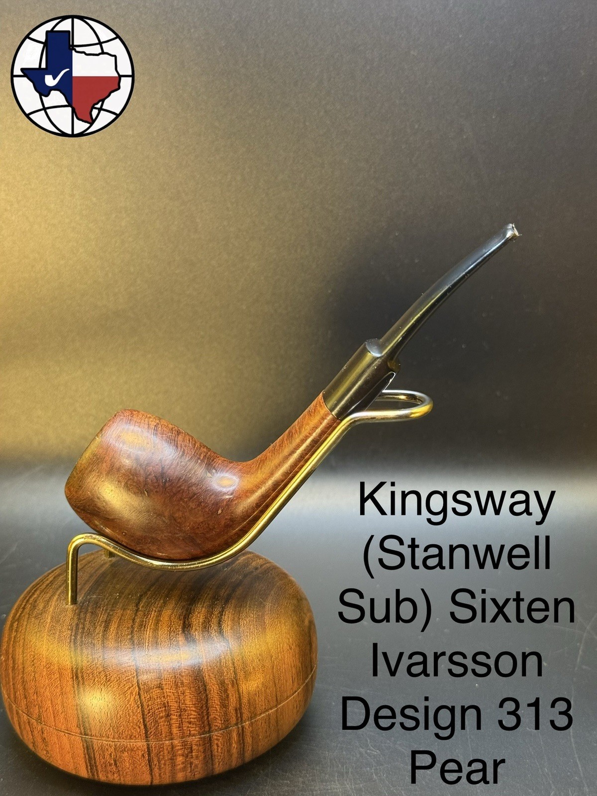 Vintage Kingsway (Stanwell Sub) Sixten Ivarsson Design 313 Pear Tobacco Pipe