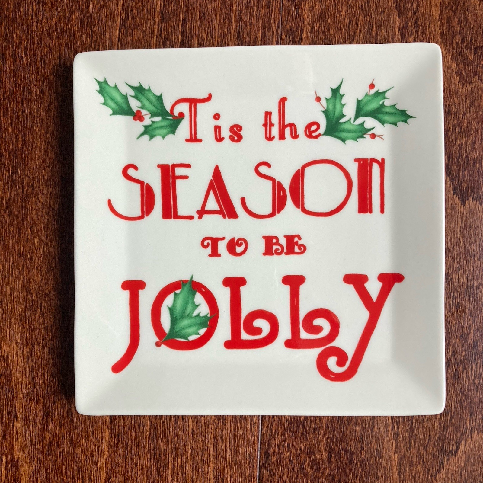 LENOX Holiday Tidbit Plate – ‘Tis the Season - 6\