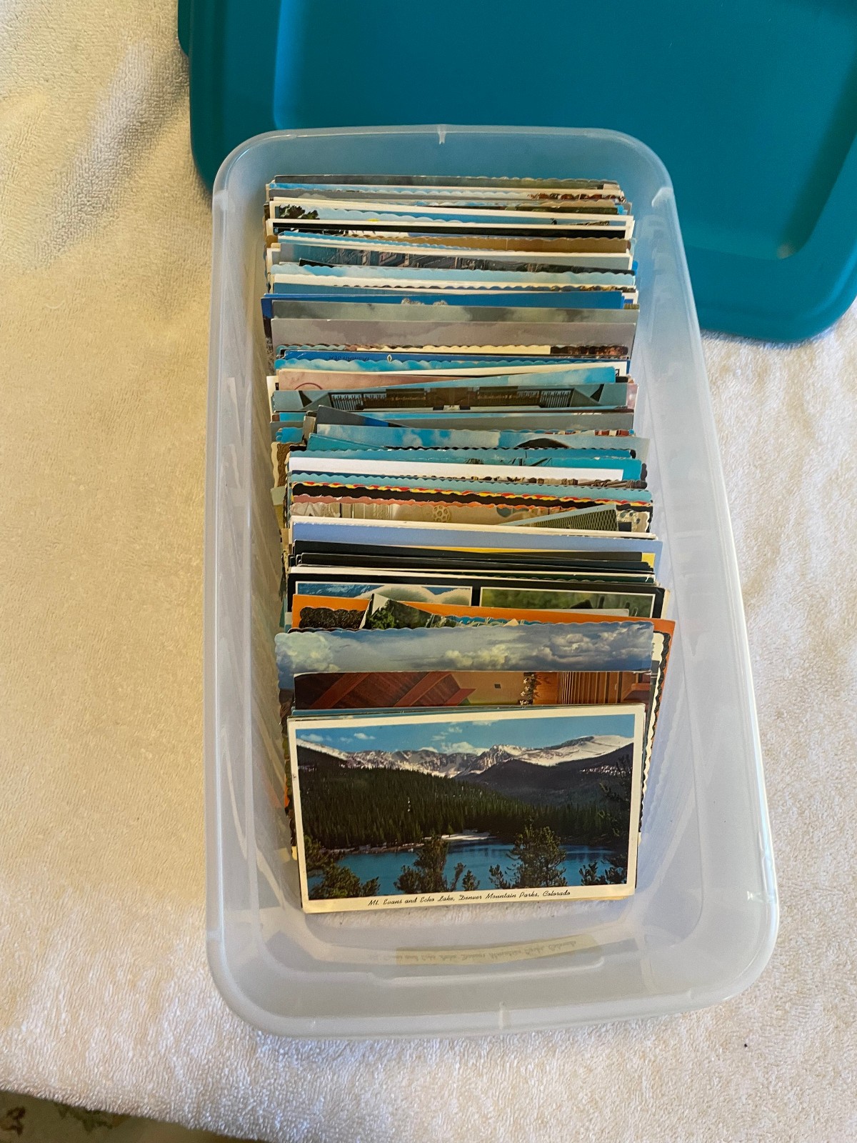 400+ Vintage Post Cards US states & wilderness Standard & large size Glossy