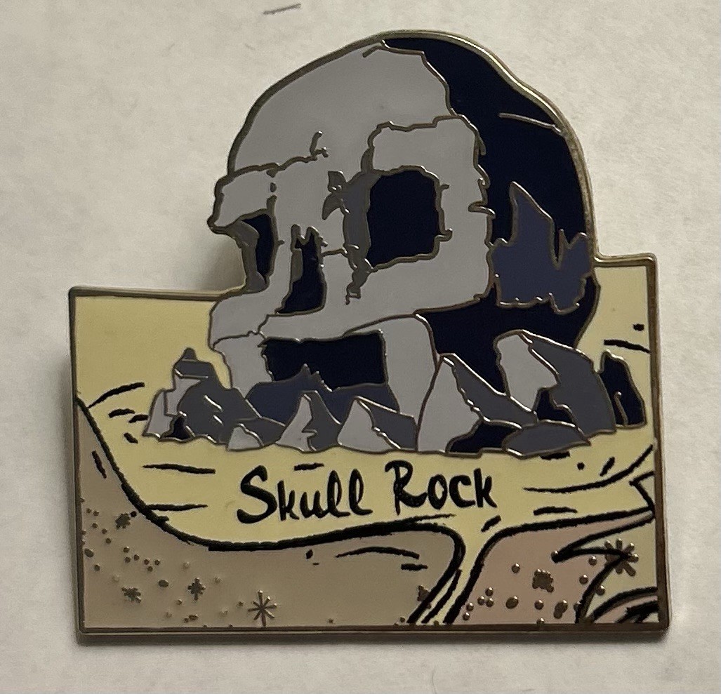 Disney - Peter Pan - 65th Anniversary - Skull Rock - Neverland Map Mystery Pin