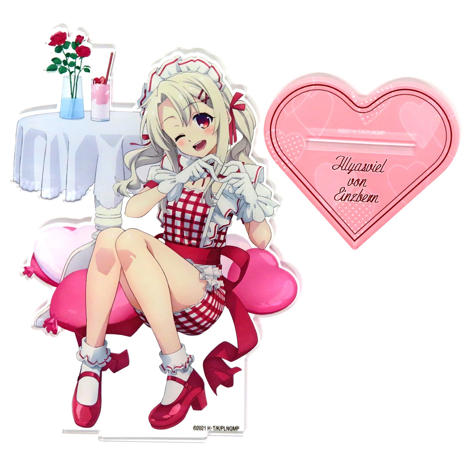 Illyasviel von Einzbern Waitress Birthday Acrylic Stand Prisma Illya Japan X465