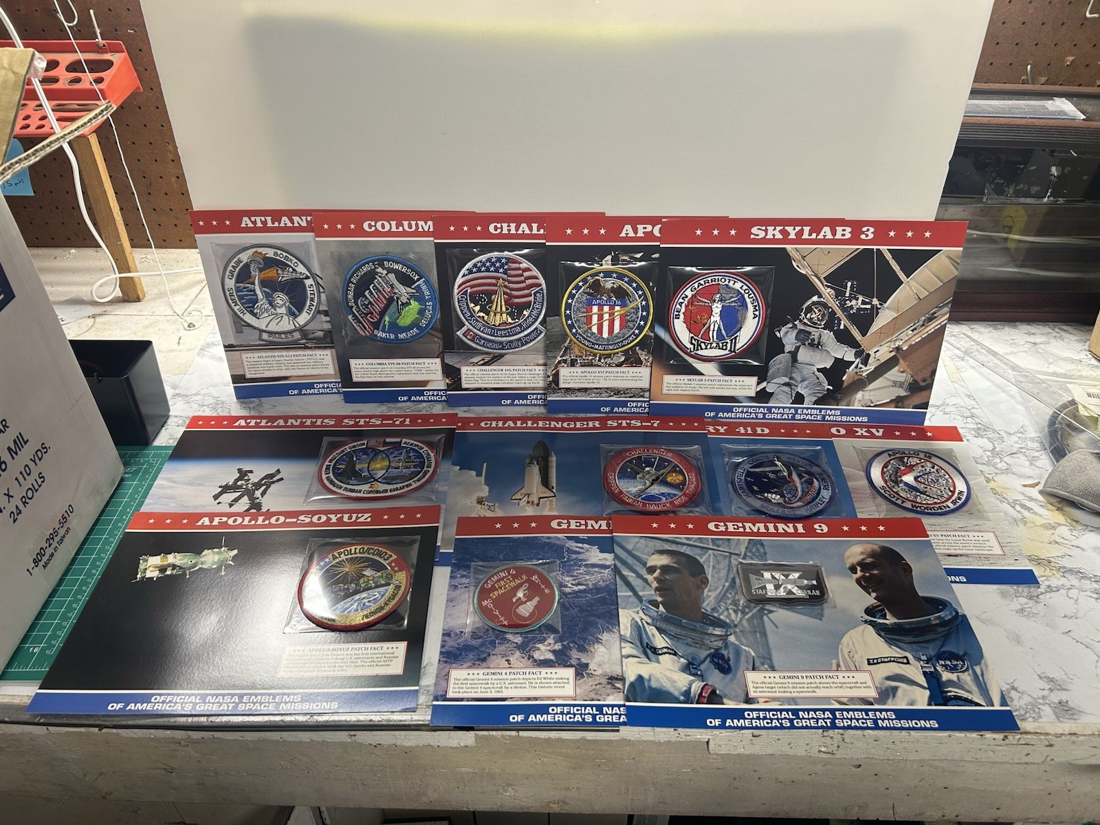 Rare Vintage Official NASA Space Mission Embroidered Patch Collection / Lot 12 Rare Vintage Official NASA Space Mission Embroidered Patch Collection / Lot 12