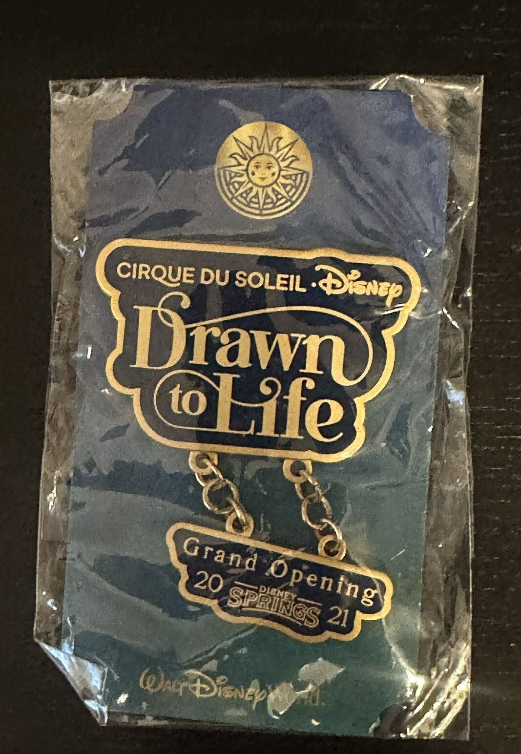 Disney Cirque Du Soleil Drawn to Life Grand Opening Disney Springs 2021 Pin